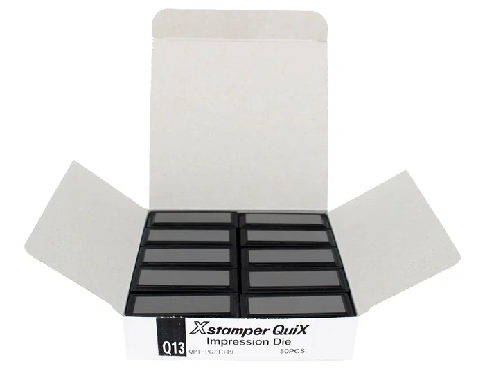 X'stamper Almohadilla x'stamper quix para Sello Q-13 Consumible Maquina Sellos 10x60x20 mm