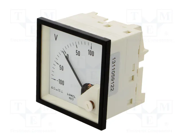 LUMEL Voltímetro Analógico para Panel MA17 -100÷100VDC LUMEL Voltímetro Analógico para Panel MA17 -100÷100VDC