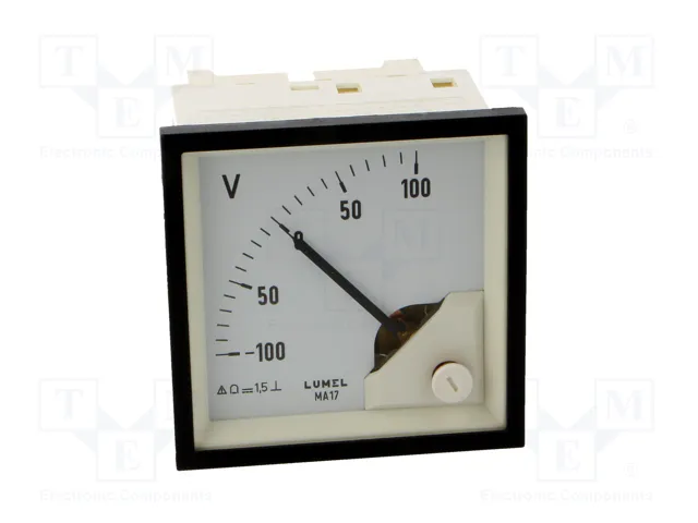 LUMEL Voltímetro Analógico para Panel MA17 -100÷100VDC LUMEL Voltímetro Analógico para Panel MA17 -100÷100VDC