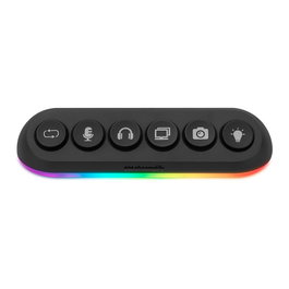 Streamplify HUB DECK 5 con 4x USB 3.0, 1x USB 2.0 y RGB - negro