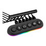 Streamplify HUB DECK 5 con 4x USB 3.0, 1x USB 2.0 y RGB - negro