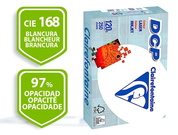 Clairefontaine Papel Multifuncion Din A3 120 Gramos Blanco Paquete 250 Hojas