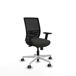 PIQUERAS Y CRESPO Silla de oficina Yunquera con mecanismo Sincro/Traslack y brazos 2D
