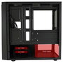 LC-Power Caja Micro ATX 2016MB Negra - Compatible con Mini-ITX, USB 3.0, Ventilación Óptima