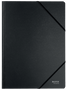 Leitz 39080095 Carpeta de Cartón con Gomas A4 Reciclado Negro 100% Portafirmas Capacidad 250 Hojas Cierre Elástico
