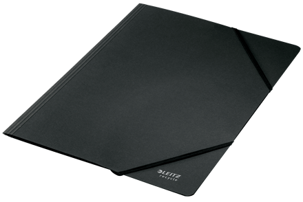 Leitz 39080095 Carpeta de Cartón con Gomas A4 Reciclado Negro 100% Portafirmas Capacidad 250 Hojas Cierre Elástico Leitz 39080095 Carpeta de Cartón con Gomas A4 Reciclado Negro 100% Portafirmas Capacidad 250 Hojas Cierre Elástico