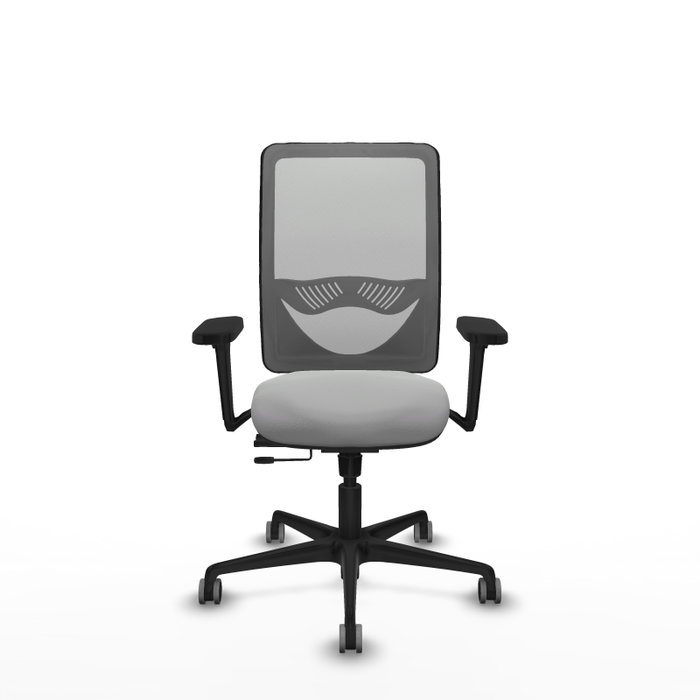 PIQUERAS Y CRESPO Silla de oficina Zulema con mecanismo Sincro/Traslack, Gris