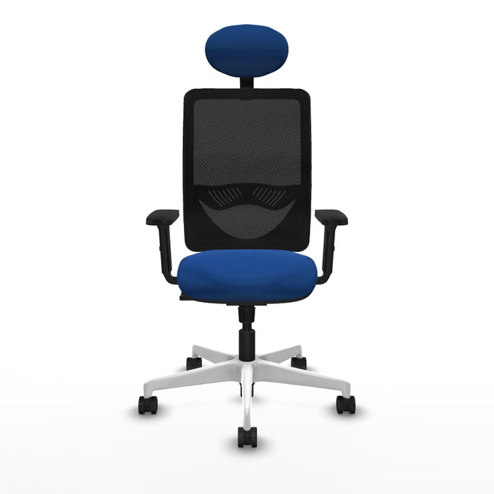 PIQUERAS Y CRESPO Silla de oficina Zulema Azul con mecanismo Sincro