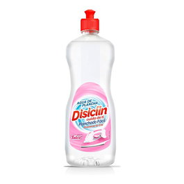 Disiclin Agua de Planchar, Aroma Talco de Primavera, Previene la Cal en la Plancha, 1 Litro