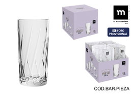 La Mediterranea Vaso Alto Phasai Nossa 460ml ø7.8x16cm (24 Unidades)