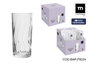 La Mediterranea Vaso Alto Phasai Nossa 460ml ø7.8x16cm (24 Unidades)