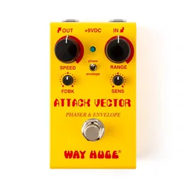 WAYHUGE Smalls Attack Vector Phaser & Envelope Filter Pedal de Guitarra y Bajo, Pjhaser / Enveloper - Two Effects in One