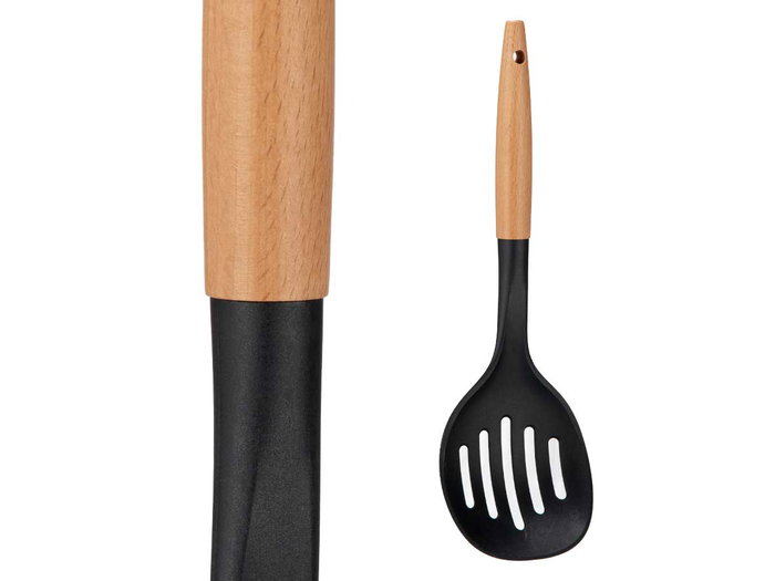 Kinvara Espumadera Cocina Mango Madera Plástico (PBT) 11x35x4 cm (Set de 12) Kinvara Espumadera Cocina Mango Madera Plástico (PBT) 11x35x4 cm (Set de 12)