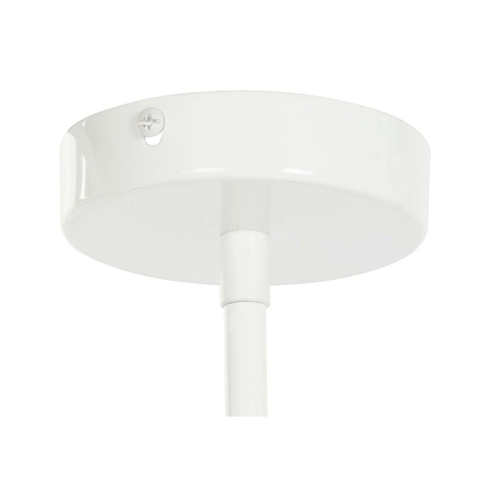 DKD Home Decor Lámpara de Techo de Metal y Cristal con Bolas Blancas