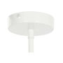 DKD Home Decor Lámpara de Techo de Metal y Cristal con Bolas Blancas