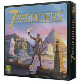 Asmodee 7 Wonders Nueva Edición Juego de Mesa Estratégico 3-7 Jugadores 10+ Años