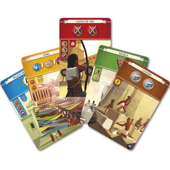 Asmodee Juego de Mesa Estratégico 7 Wonders Nueva Edición en Español - De 3 a 7 Jugadores, a Partir de 10 Años Asmodee Juego de Mesa Estratégico 7 Wonders Nueva Edición en Español - De 3 a 7 Jugadores, a Partir de 10 Años