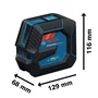 Bosch Professional Nivel Láser GLL 20-22 G + Batería BA 3,7 V 3,0 Ah en Caja