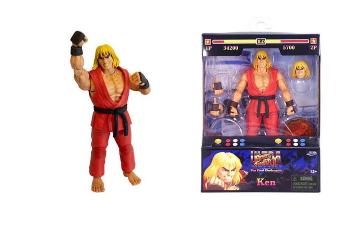 Figura Street Fighter II Ken 15 cm