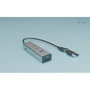 I-Tec Hub USB 4 en 1 Metal Plata con 2x USB-C y 2x USB-A (85W PD)