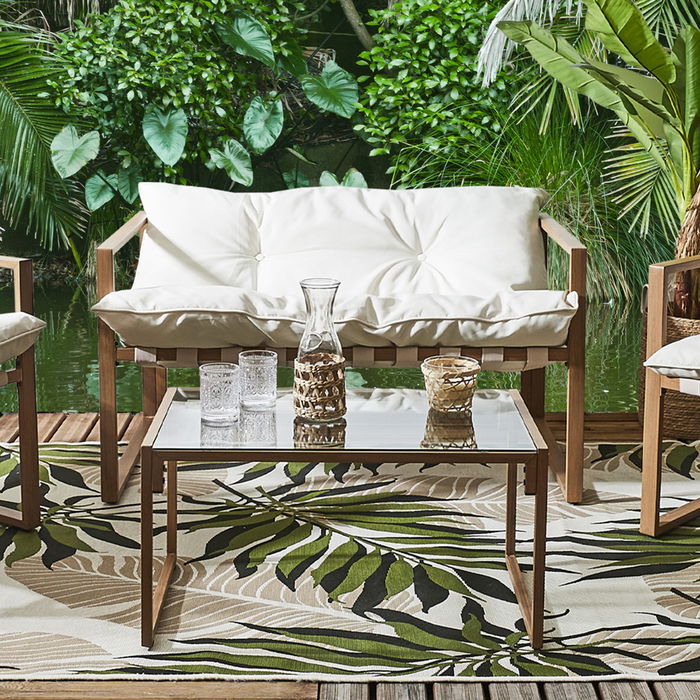 Home Deco Factory Muebles Jardín 4 Piezas Caglia Home Deco Factory Muebles Jardín 4 Piezas Caglia