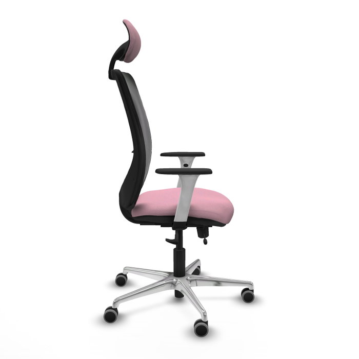 PIQUERAS Y CRESPO Silla de oficina Zulema con mecanismo Sincro/Traslack, Rosa y Negro PIQUERAS Y CRESPO Silla de oficina Zulema con mecanismo Sincro/Traslack, Rosa y Negro
