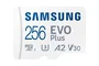 Samsung MicroSDXC EVO Plus 256 GB MB-MC256S Tarjeta de Memoria UHS-I, U3, V30, A2, 160 MB/s para Smartphone Android, Tablet, Consola