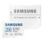 Samsung EVO Plus MicroSDXC Tarjeta de Memoria 256GB MB-MC256S UHS-I U3 V30 A2 160MB/s con Adaptador SD