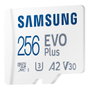 Samsung EVO Plus MicroSDXC Tarjeta de Memoria 256GB MB-MC256S UHS-I U3 V30 A2 160MB/s con Adaptador SD