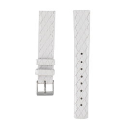 Tommy Hilfiger Correa de Piel Blanca 16mm
