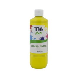 Tempera Titan Arts Creative Escolar 500Ml Amarillo