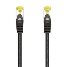 AISENS - CABLE DE RED LATIGUILLO RJ45 LSZH CAT.7 600 MHZ S/FTP PIMF AWG26, NEGRO, 25CM