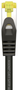 Aisens Cable de red RJ45 CAT.7 S/FTP PIMF 600 MHz 25 cm Negro