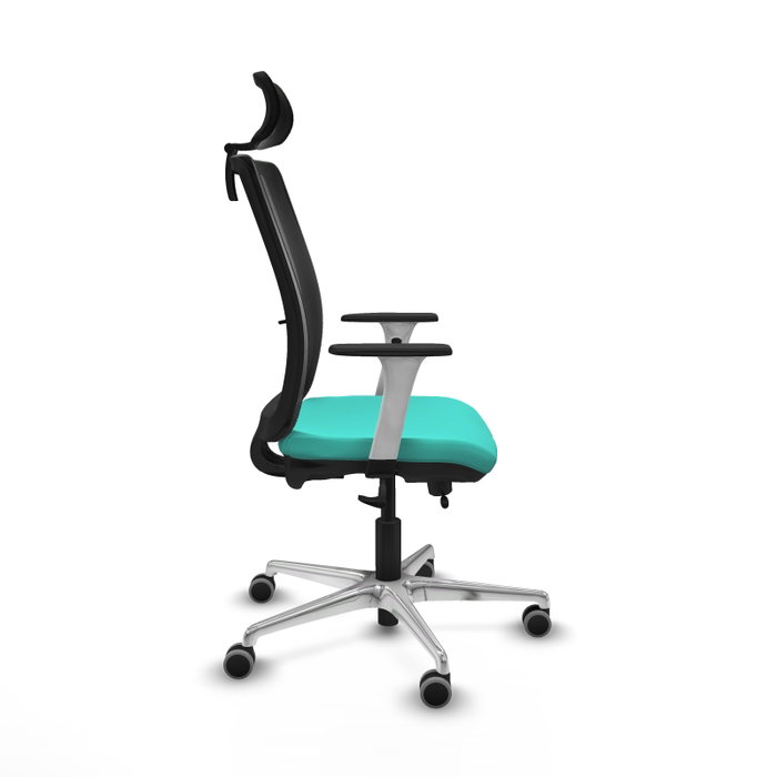 PIQUERAS Y CRESPO Silla de oficina Haches con mecanismo Sincro/Traslack Turquesa y Negro PIQUERAS Y CRESPO Silla de oficina Haches con mecanismo Sincro/Traslack Turquesa y Negro