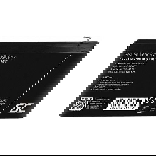 Green Cell Ersatzbatterie AGM50 - Batería 12V 10Ah AGM Recargable, Tecnología VRLA