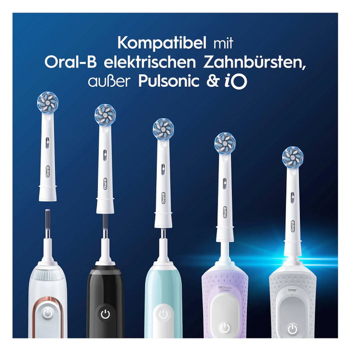 Oral-B Cabezales de Repuesto Sensitive Clean, Pack de 12, Blanco Oral-B Cabezales de Repuesto Sensitive Clean, Pack de 12, Blanco