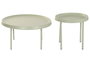 DKD Home Decor Mesita Auxiliar Verde Menta 75x39x75 cm Set 2