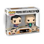 The Office Pack de 2 POP! Television Vinyl Figuras Michael & Holly 9 cm