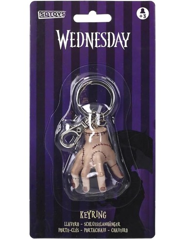 Sd Toys Llavero de PVC Thing de Wednesday - Mano Coleccionable de la Serie 2023