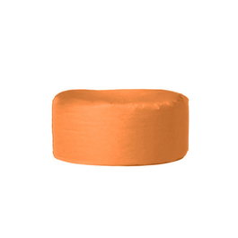 Atelier Del Sofa Puf Redondo Jardín Exterior 55cm Diámetro Color Naranja 30cm Altura