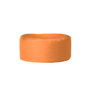 Atelier Del Sofa Puf Redondo Jardín Exterior 55cm Diámetro Color Naranja 30cm Altura