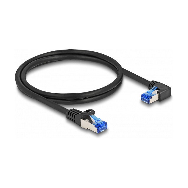 DELOCK Cable de red Patch cord Cat 6a S/FTP 1 m Negro DELOCK Cable de red Patch cord Cat 6a S/FTP 1 m Negro