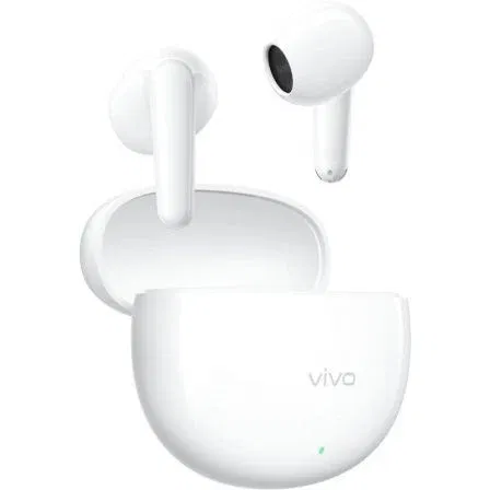 Vivo Buds Air 3 Auriculares Bluetooth con Estuche de Carga, Autonomía 10h, Blancos, Sonido Envolvente y Control Táctil
