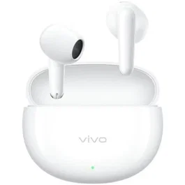 Vivo Buds Air 3 Auriculares Bluetooth con Estuche de Carga, Autonomía 10h, Blancos, Sonido Envolvente y Control Táctil