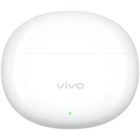 Vivo Buds Air 3 Auriculares Bluetooth con Estuche de Carga, Autonomía 10h, Blancos, Sonido Envolvente y Control Táctil