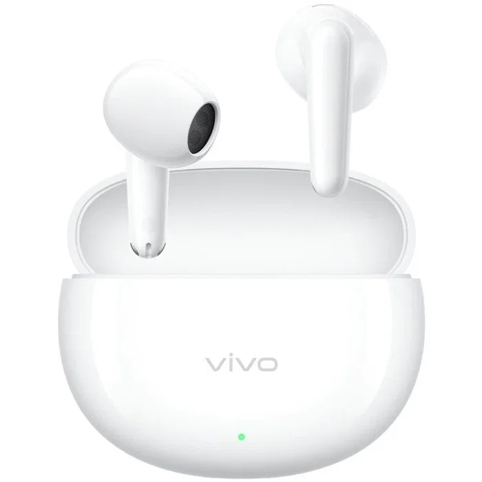 Vivo Buds Air 3 Auriculares Bluetooth Inalámbricos IP54 50h Total Estuche, 10h Autonomía, Drivers 12mm, Modo Gaming 88ms, App, Carga Tipo-C, Color Cloud White