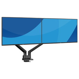iiyama DS4002C-B1 Soporte Monitor Doble 24-34 Pulgadas, Doble Brazo Articulado, Gas Spring, 2x12kg, Negro