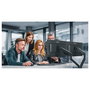iiyama DS4002C-B1 Soporte Monitor Doble 24-34 Pulgadas, Doble Brazo Articulado, Gas Spring, 2x12kg, Negro