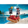 Playmobil Maleta Pirata - Niño con Cañón y Proyectiles, 22 piezas