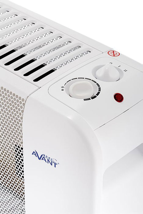 AVANT Radiador de Mica Mini 900W, 2 Potencias, Blanco, Calefactor Eléctrico de Mica, 900 Watts